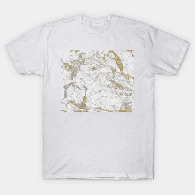 La Pelosa golden glitter marble T-Shirt by marbleco